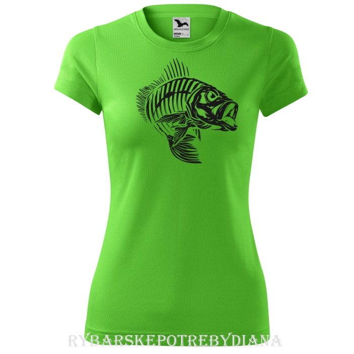 Dámske rybárske tričko K3 1 Damske fantasy kostra 3 Rd